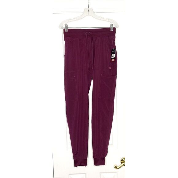 Dickies EDS Essentials Women's‎ Mid Rise Jogger Pants Maroon Small New - Picture 1 of 8